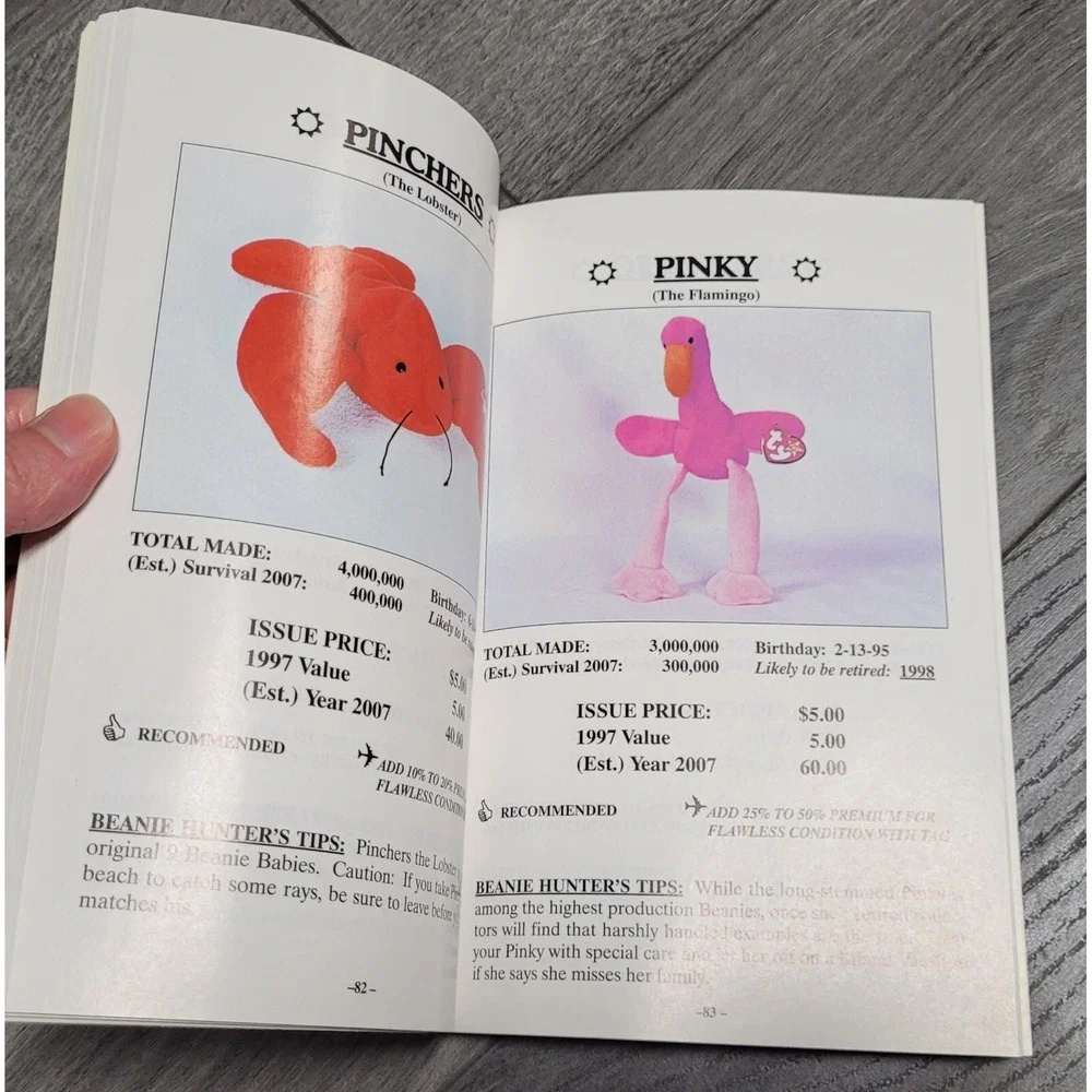 The Beanie Baby Handbook by Les & Sue Fox (Paperback)